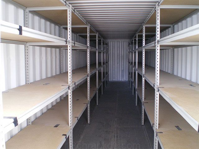 Archives à stocker dans container maritime