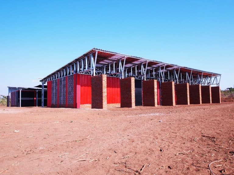 conteneur maritime école en Afrqiue Architecture for change