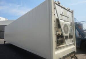 container frigorifique 40 pieds occasion avec machinerie de GOLIAT Containers